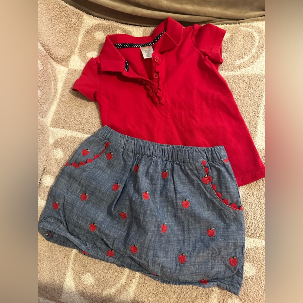 Gymboree First Day of School Outfit